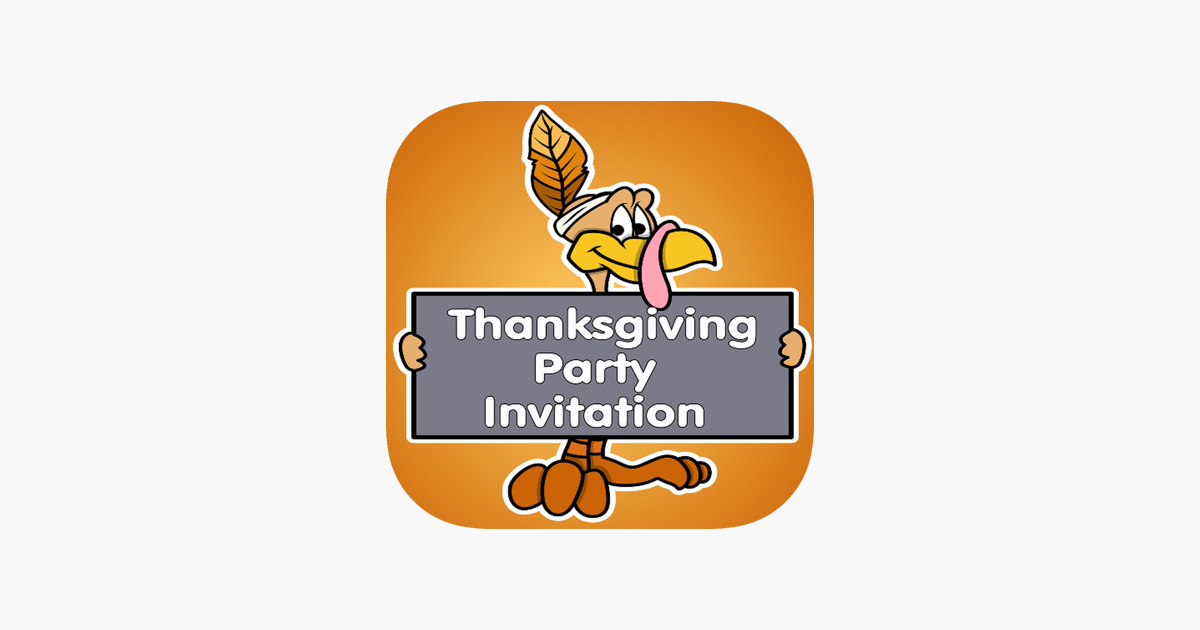 thanksgiving invitation cards maker をapp storeで