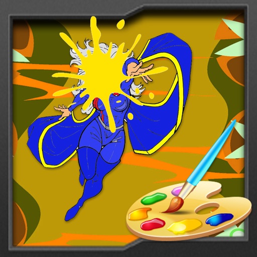 Coloring For Kids Game X Men Version iOS App