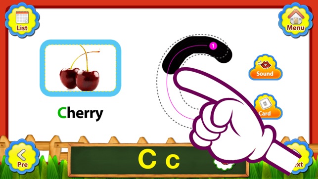 ABC Fruits Vegetables Flashcards Full(圖2)-速報App