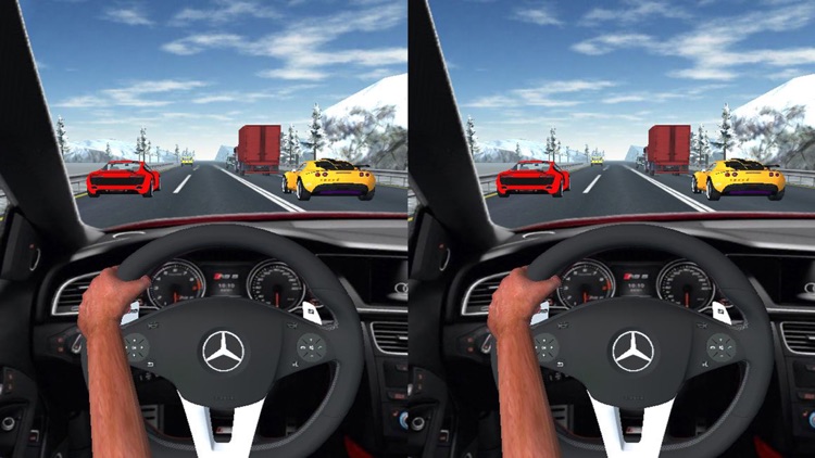 VR Highway Car Traffic Rider: No Speed Limits Free screenshot-4