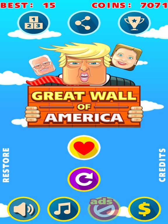 【图】Great Wall of America – The Funny Trump Wall Game(截图2) 【图】Great Wall of America – The Funny Trump Wall Game(截图2)