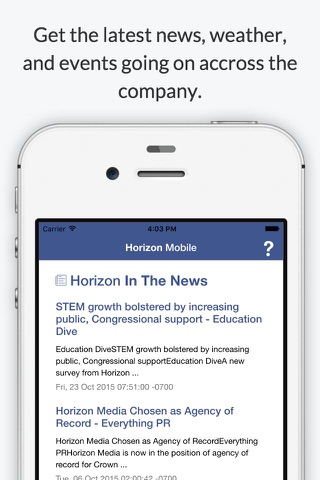 Horizon Media screenshot 2