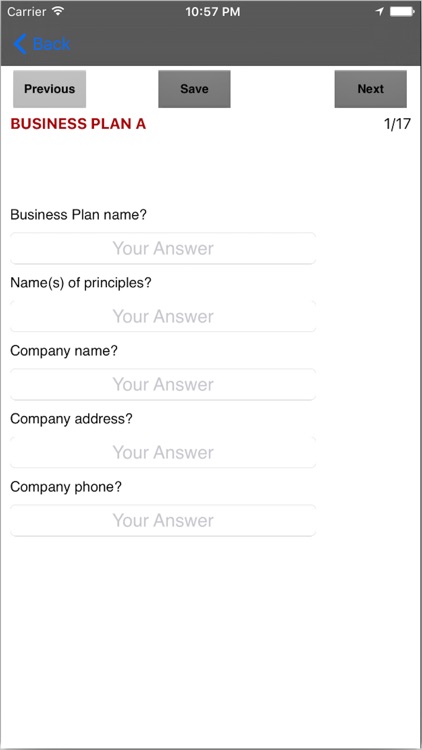 Business Plan App