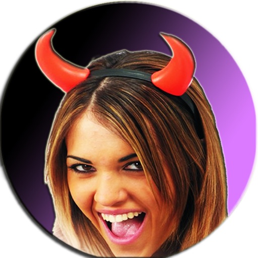 Devil Demon Horns In Photo icon