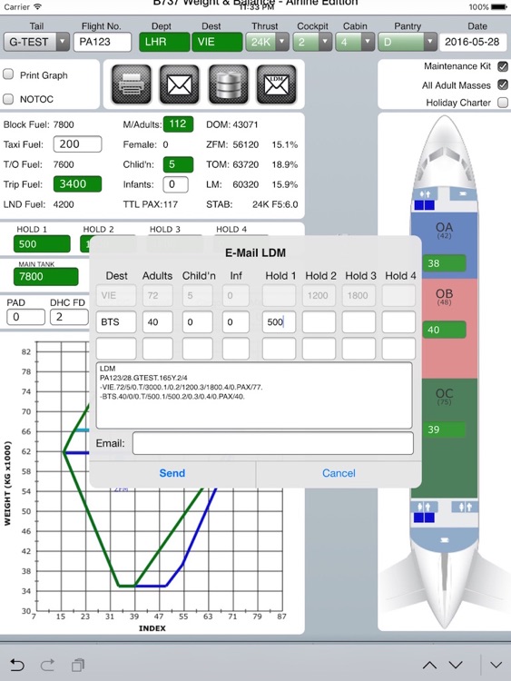 Weight and Balance B737