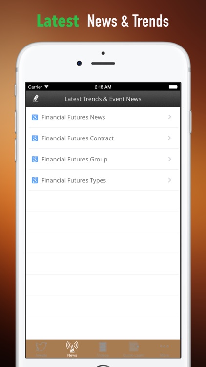 Financial Futures:Investments and Top News screenshot-3