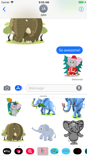 Fun Elephant Stickers(圖2)-速報App