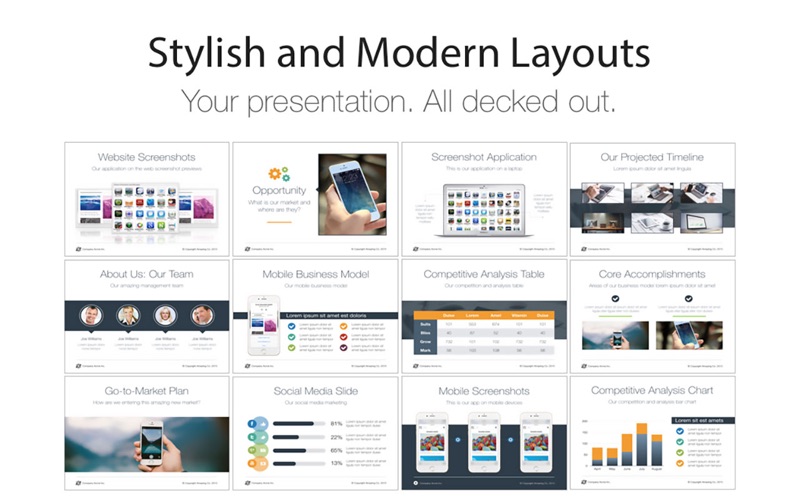 Pitch Deck Templates for PowerPoint thumbnail 2