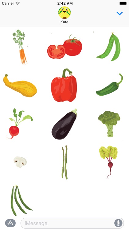 Vegetables Stickers