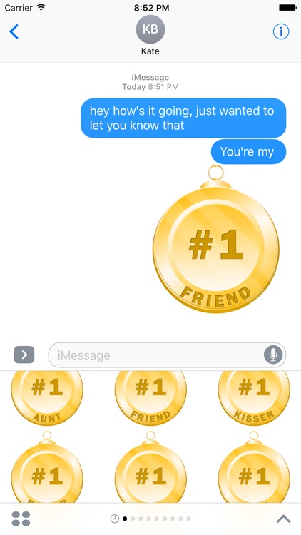 Medals for iMessage