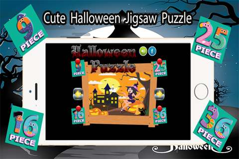 Cute Halloween Jigsaw Puzzle screenshot 2