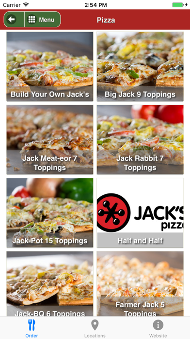 How to cancel & delete Jack's Pizza Mobile Ordering from iphone & ipad 3