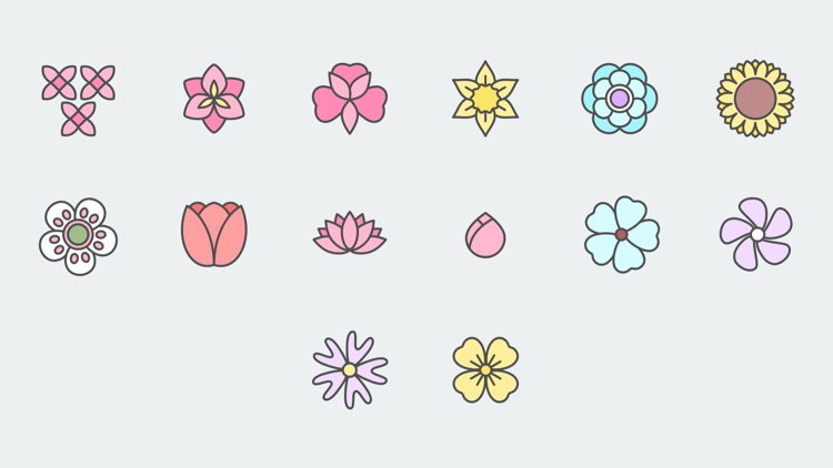 Xinh Flowers Pastel