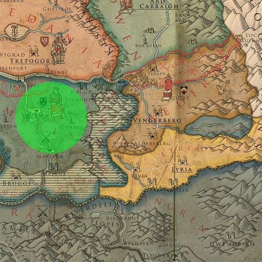 Map for The Witcher