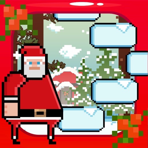 Santa Christmas Ice Hop - Fly Fist of Fury Game! icon