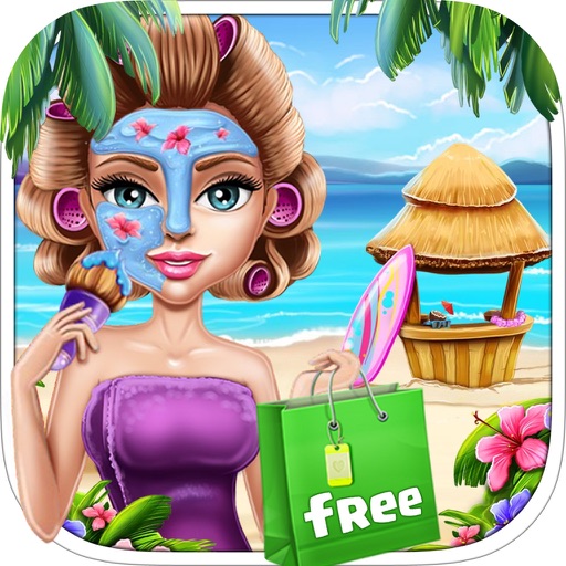 Shopaholic Beach Girl Makeup Salon - Beach Girl Makeover iOS App