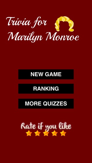 Trivia for Marilyn Monroe - American Actress Quiz(圖1)-速報App