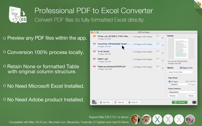 PDF to Excel by Flyingbee