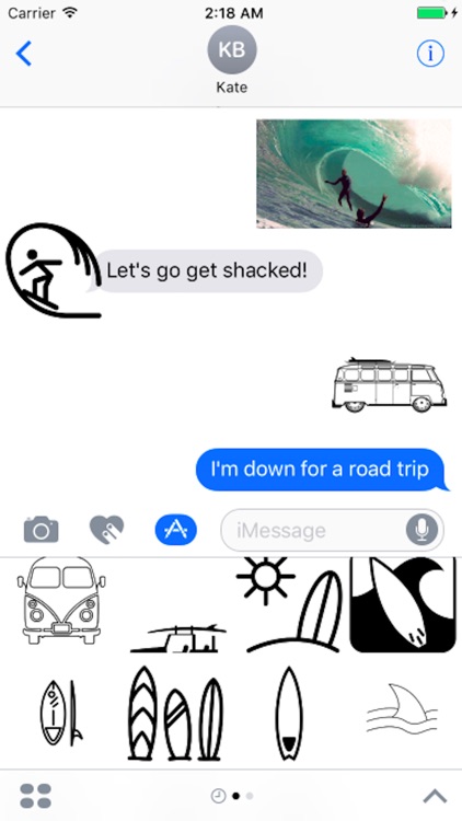 Surf Stickers - Waves, Surfboards, n More