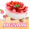 Cake jigsaw puzzle free game for adults, toddler, kids, boy, girl or children