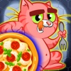 Kitty Care - Help cute Cat by cut Pizza on the rope and feed them