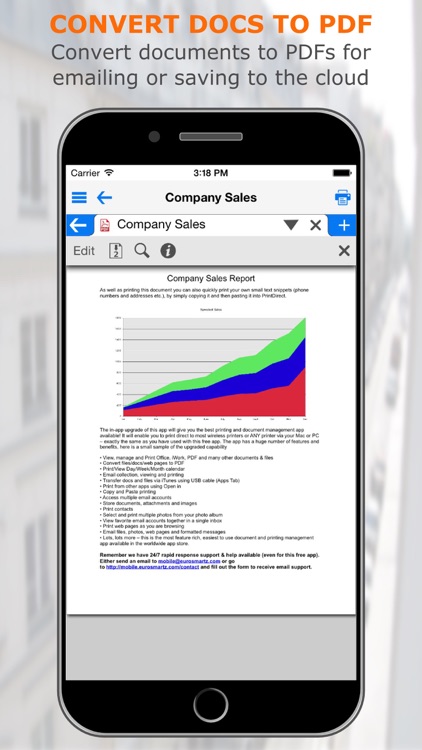 PrintCentral Pro for iPhone