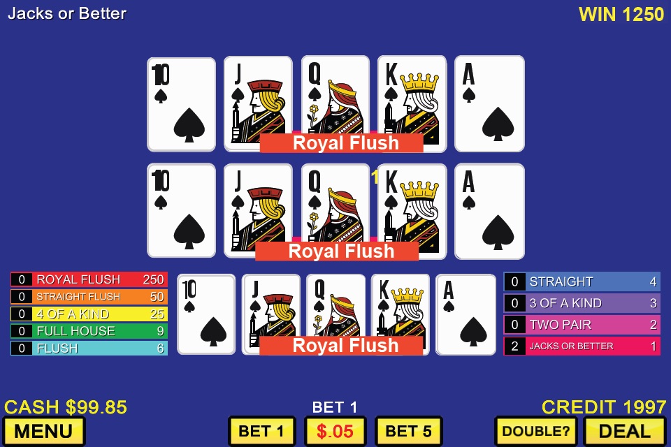 Multi Video Poker Casino screenshot 3
