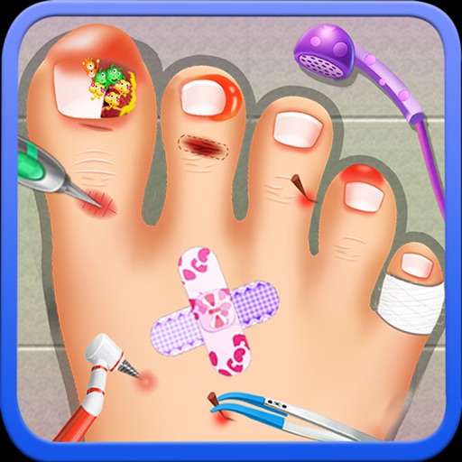 Nail doctor : Kids games toe surgery doctor games Icon