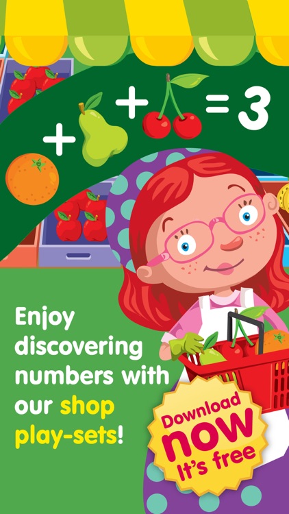 Shop & Math - Games for Toddlers to Learn Counting