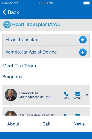 Baylor Heart Center screenshot 3