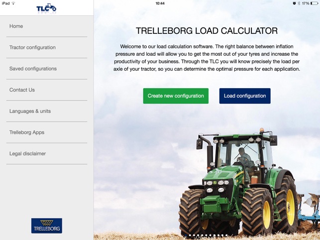 Trelleborg Load Calculator HD