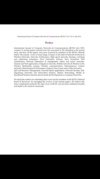 International Journal of Computer Networks & Communications ( IJCNC )