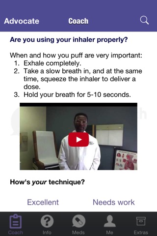 Advocate Asthma Coach screenshot 4