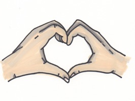 Send them a hand gesture when words simply won't do