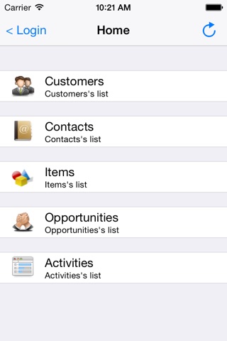 Blix CRM screenshot 2