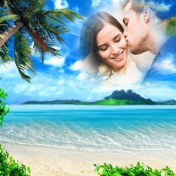 Beach Frames-feel in photo sea