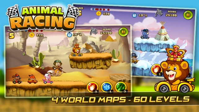 Super Crazy Racing Go - Animals jump and run(圖4)-速報App