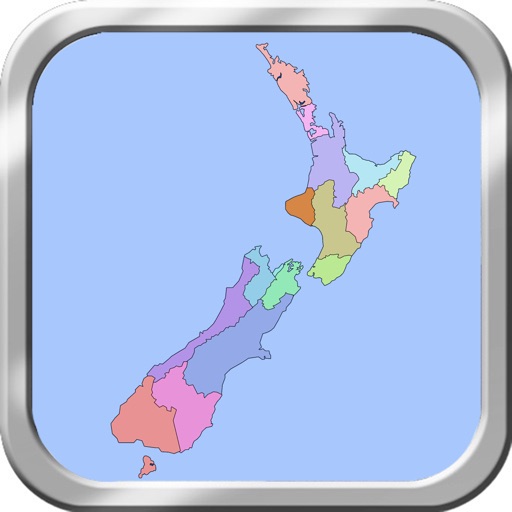 New Zealand Puzzle Map