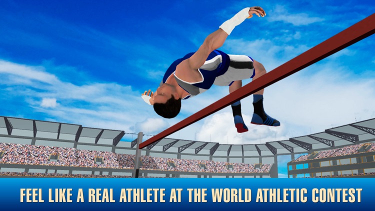 Athletics High Jump Contest Full