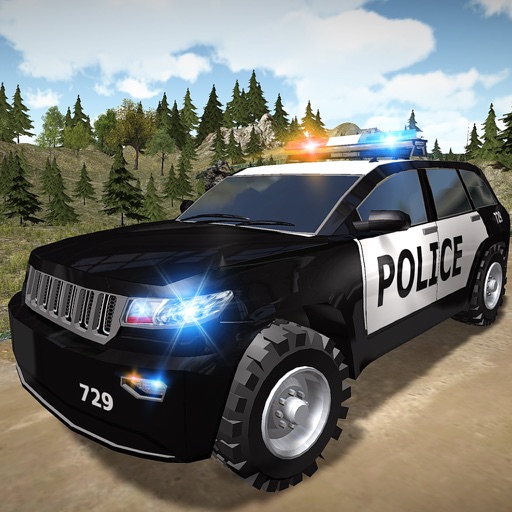 Off-road Hill Police Crime Simulator iOS App