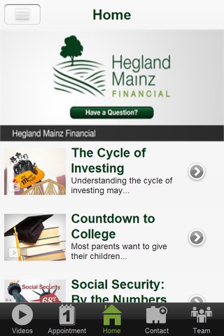 Hegland Mainz Financial screenshot 2