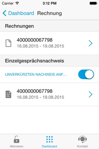 Allianz SIM screenshot 3