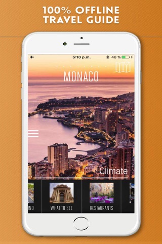 Monaco Travel Guide and Offline City Street Map - náhled