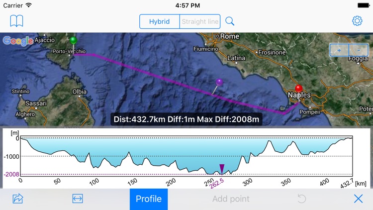 Topo Profiler - elevation graph viewer screenshot-3