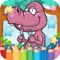 dinosaur coloring book online games for grade one
