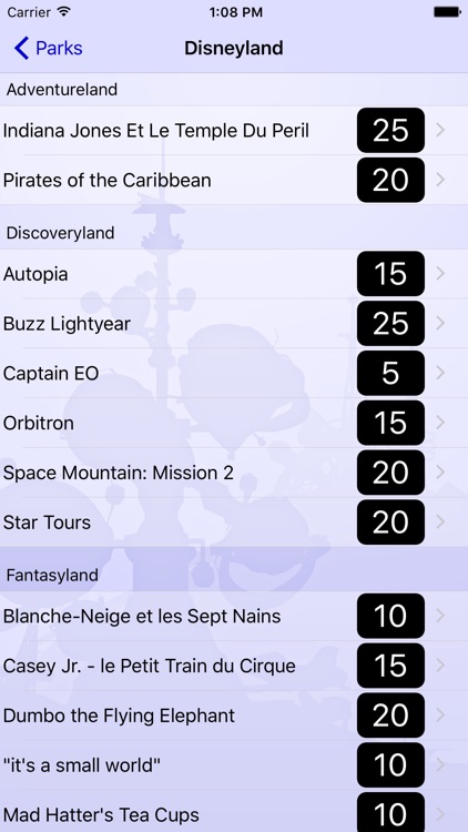 Wait Times for Disneyland Paris - Ad Free