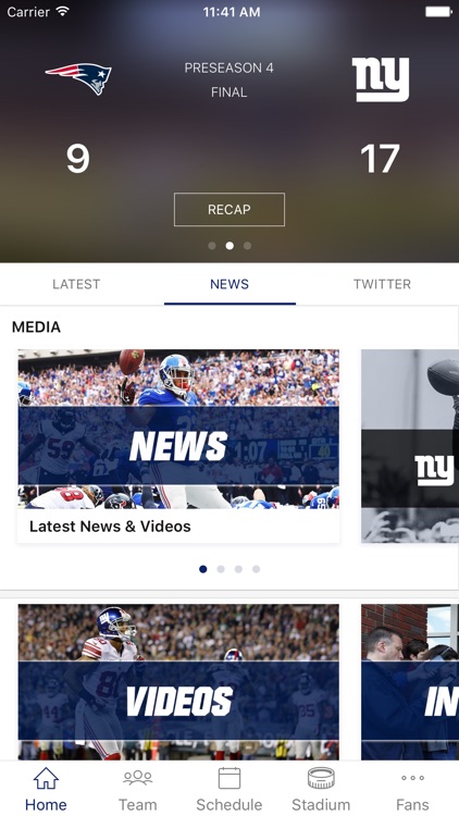 New York Giants Mobile