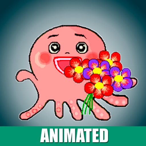 Animated Octopus Stickers! icon