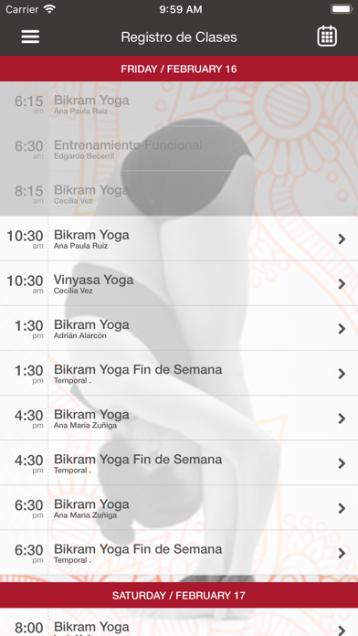 Bikram Yoga San Angel screenshot 3