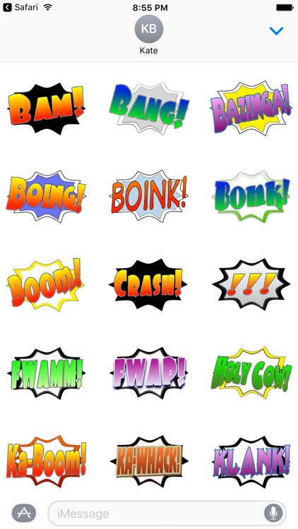 Ka-Pow! Comic Sound Effect Bubbles